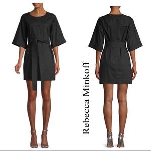 Rebecca Minkoff NWT Self Tie Cotton Mini Dress 8 $228
